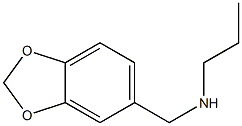 N-(1,3-BENZODIOXOL-5-YLMETHYL)PROPAN-1-AMINE Structure