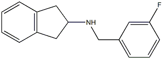N-(3-FLUOROBENZYL)INDAN-2-AMINE,,结构式