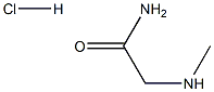 N2-METHYLGLYCINAMIDE HYDROCHLORIDE Structure