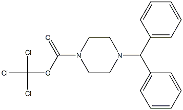 TRICHLOROMETHYL 4-(DIPHENYLMETHYL)PIPERAZINE-1-CARBOXYLATE