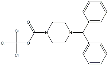  TRICHLOROMETHYL 4-(DIPHENYLMETHYL)PIPERAZINE-1-CARBOXYLATE