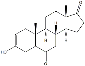 6,17-dioxo-etiocholene-3-ol 结构式