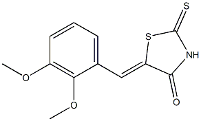 5-(2,3-dimethoxybenzylidene)-2-thioxo-1,3-thiazolidin-4-one