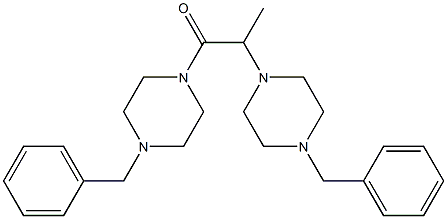 1,2-di(4-benzylpiperazino)propan-1-one