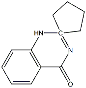 1'H-spiro[cyclopentane-1,2'-quinazolin]-4'-one 结构式