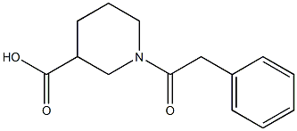 1-(phenylacetyl)piperidine-3-carboxylic acid Struktur