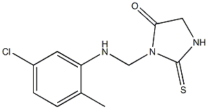 3-[(5-chloro-2-methylanilino)methyl]-2-thioxotetrahydro-4H-imidazol-4-one