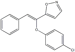 5-[1-(4-chlorophenoxy)-2-phenylvinyl]isoxazole