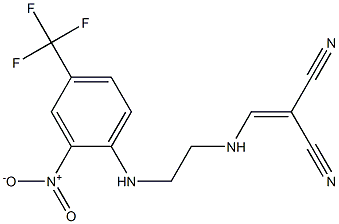  2-[({2-[2-nitro-4-(trifluoromethyl)anilino]ethyl}amino)methylidene]malononitrile