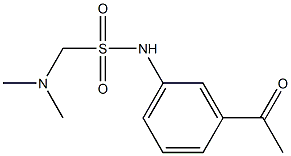  N-(3-acetylphenyl)(dimethylamino)methanesulfonamide