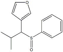 3-[2-methyl-1-(phenylsulfinyl)propyl]furan|