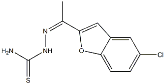 2-[1-(5-chlorobenzo[b]furan-2-yl)ethylidene]hydrazine-1-carbothioamide