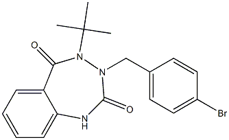 3-(4-bromobenzyl)-4-(tert-butyl)-3,4-dihydro-1H-1,3,4-benzotriazepine-2,5-dione