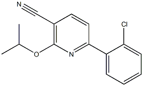 6-(2-chlorophenyl)-2-isopropoxynicotinonitrile,,结构式