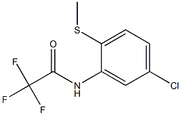 N1-[5-chloro-2-(methylthio)phenyl]-2,2,2-trifluoroacetamide Structure