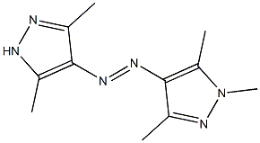 4-[2-(3,5-dimethyl-1H-pyrazol-4-yl)diaz-1-enyl]-1,3,5-trimethyl-1H-pyrazole