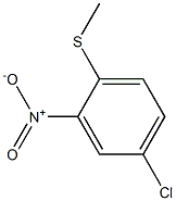 5-Chloro-2-(methylthio)nitrobenzene Struktur