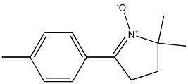 2,2-dimethyl-5-(4-methylphenyl)-3,4-dihydro-2H-pyrrolium-1-olate Struktur