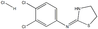 3,4-dichloro-N-(1,3-thiazolan-2-yliden)aniline hydrachloride Structure