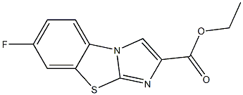 ethyl 7-fluoroimidazo[2,1-b][1,3]benzothiazole-2-carboxylate 结构式