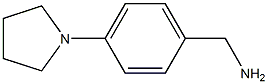 1-(4-pyrrolidin-1-ylphenyl)methanamine Struktur