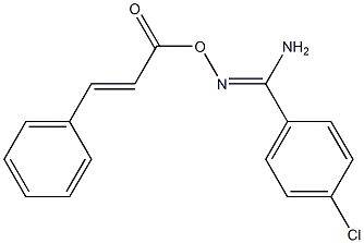  O1-cinnamoyl-4-chlorobenzene-1-carbohydroximamide