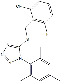 5-[(2-chloro-6-fluorobenzyl)thio]-1-mesityl-1H-1,2,3,4-tetraazole