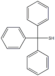 Triphenylmethylthiol,,结构式