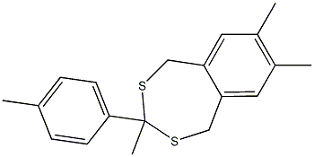 3,7,8-trimethyl-3-(4-methylphenyl)-1,5-dihydro-2,4-benzodithiepine