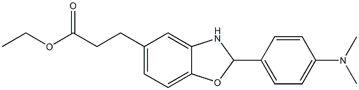 ethyl 3-{2-[4-(dimethylamino)phenyl]-2,3-dihydro-1,3-benzoxazol-5-yl}propanoate Structure