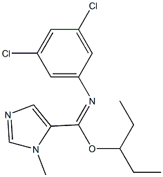 1-ethylpropyl N-(3,5-dichlorophenyl)-1-methyl-1H-imidazole-5-carboximidoate