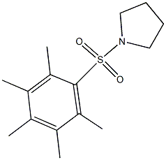 1-[(2,3,4,5,6-pentamethylphenyl)sulfonyl]pyrrolidine|