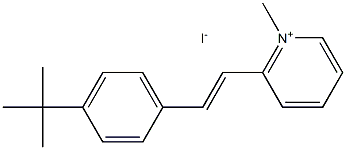 2-{(E)-2-[4-(tert-butyl)phenyl]ethenyl}-1-methylpyridinium iodide,,结构式