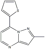 2-methyl-7-(2-thienyl)pyrazolo[1,5-a]pyrimidine