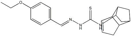  N1-tricyclo[5.2.1.0~2,6~]dec-4-en-8-yl-2-(4-ethoxybenzylidene)hydrazine-1-carbothioamide