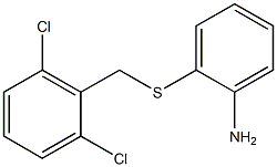 2-[(2,6-dichlorobenzyl)thio]aniline 化学構造式