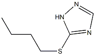 butyl 1H-1,2,4-triazol-5-yl sulfide,,结构式