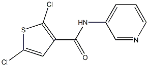 N3-(3-pyridyl)-2,5-dichlorothiophene-3-carboxamide 结构式