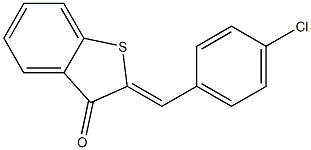 2-(4-chlorobenzylidene)-2,3-dihydrobenzo[b]thiophen-3-one|