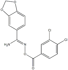 O5-(3,4-dichlorobenzoyl)-1,3-benzodioxole-5-carbohydroximamide