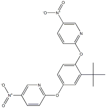2-{2-(tert-butyl)-4-[(5-nitro-2-pyridyl)oxy]phenoxy}-5-nitropyridine|