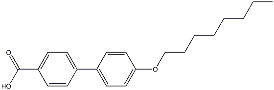 4'-(octyloxy)[1,1'-biphenyl]-4-carboxylic acid Structure