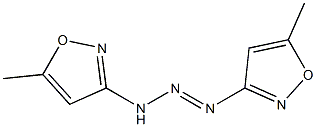 1,3-di(5-methylisoxazol-3-yl)triaz-1-ene Structure