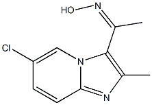 1-(6-chloro-2-methylimidazo[1,2-a]pyridin-3-yl)-1-ethanone oxime