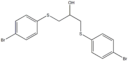 1,3-bis[(4-bromophenyl)sulfanyl]-2-propanol