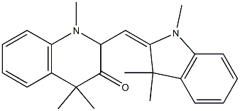 1,4,4-trimethyl-2-[(1,3,3-trimethyl-2,3-dihydro-1H-indol-2-yliden)methyl]-1,2,3,4-tetrahydroquinolin-3-one