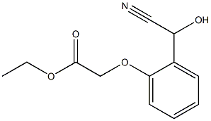 ethyl 2-{2-[cyano(hydroxy)methyl]phenoxy}acetate Structure