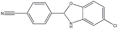 4-(5-chloro-2,3-dihydro-1,3-benzoxazol-2-yl)benzonitrile|
