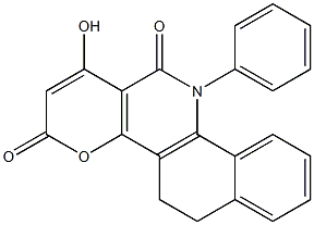 1-hydroxy-11-phenyl-5,6,11,12-tetrahydro-3H-benzo[h]pyrano[3,2-c]quinoline- 3,12-dione