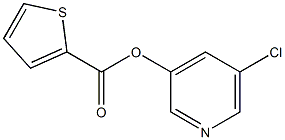 5-chloro-3-pyridyl thiophene-2-carboxylate Struktur